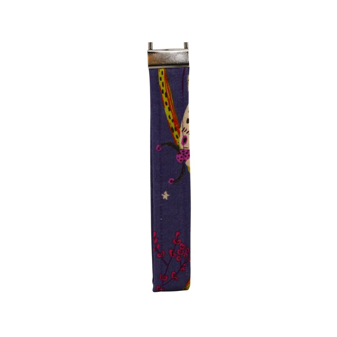 Porte-clé baies enchantées mauve