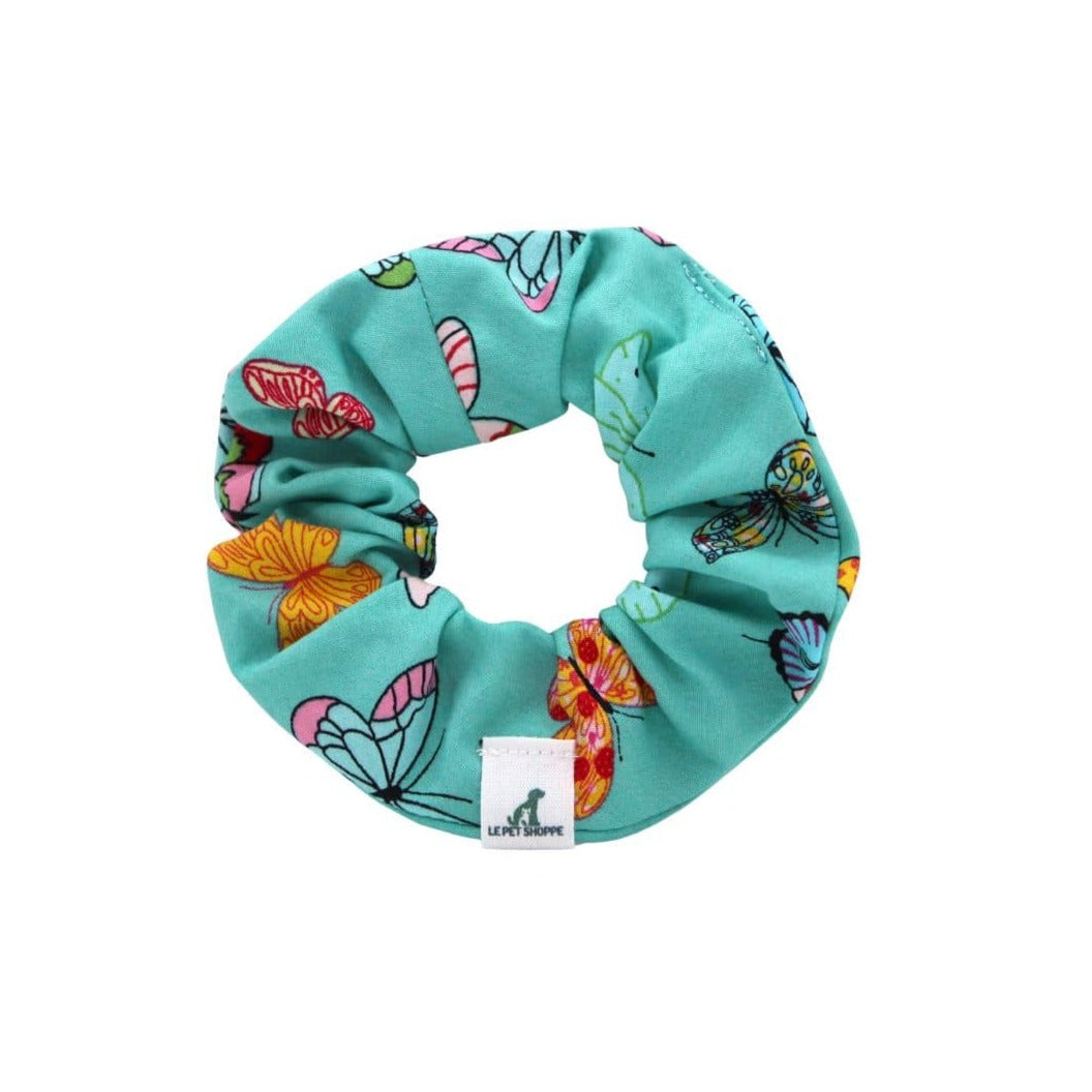 Chouchou belles bestioles turquoise