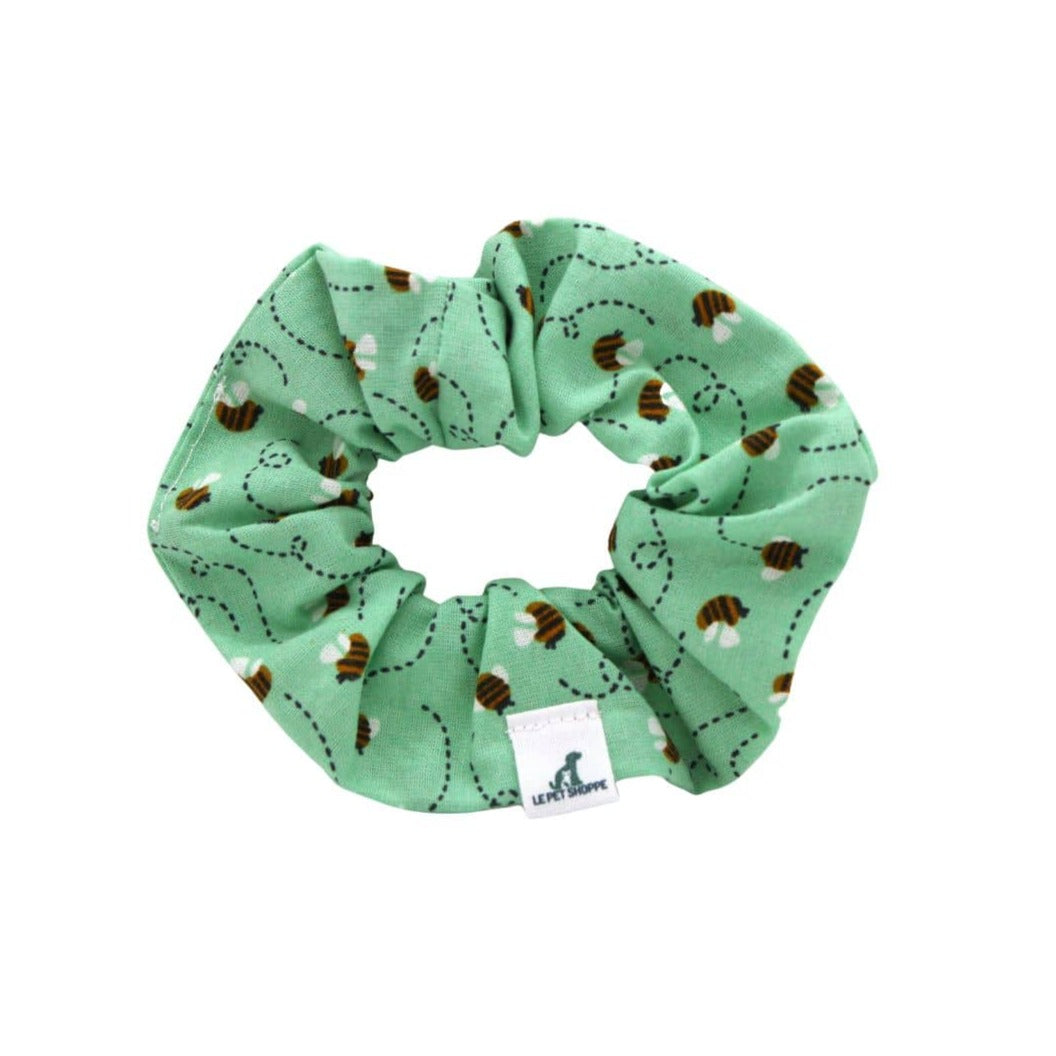 Chouchou monde d'abeilles turquoise