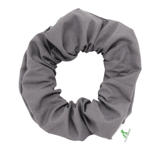 ''Silver'' scrunchie