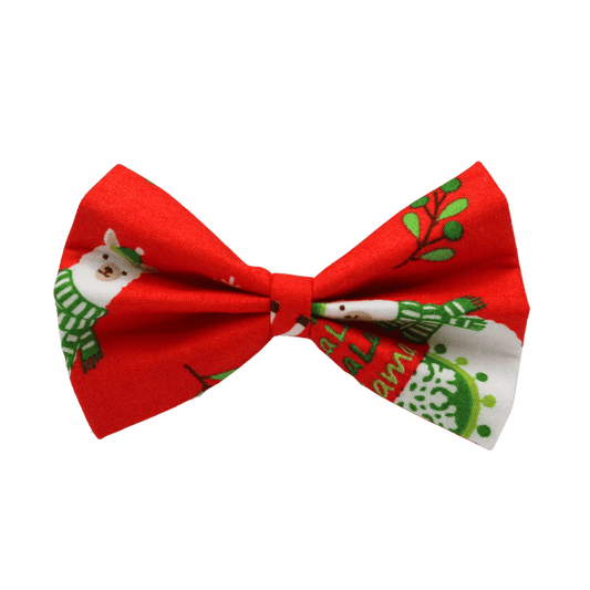 "Fa la llama" bow tie 