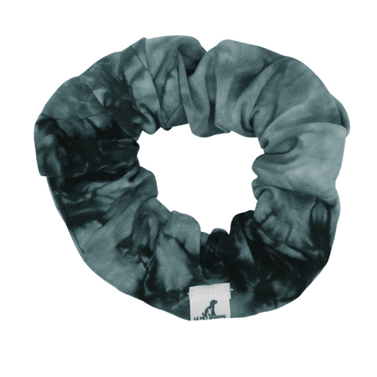 ''Basil'' stretchy knit scrunchie
