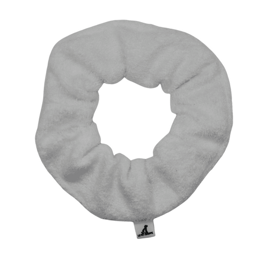 ''Pearl" terry cloth scrunchie